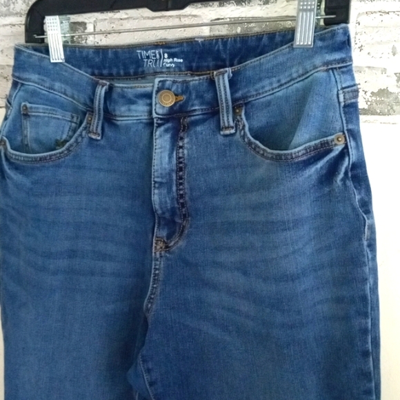 Time and Tru Women's Skinny Jeans in Blue - Picture 3 of 7